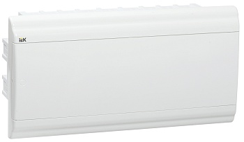 IEK PRIME Корпус пластиковый встраиваемый ЩРВ-П-18 белый/белая дверь IP41